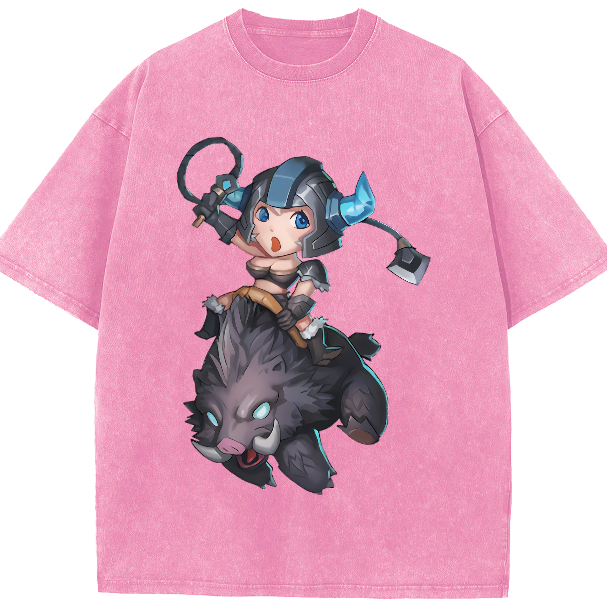 （画像用） リーグ・オブ・レジェンド League of Legends LOL 綿100% ヴィンテージ風 半袖Tシャツ（フロントプリント）